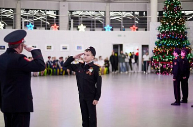 Школьник с редкой болезнью стал атаманом казачьего класса на Кубани